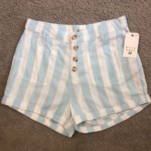 Billabong Striped Summer Shorts NWT